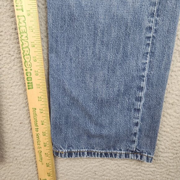 Levi's 569 Jeans Men's 34x30 Blue Loose Fit Straight Leg Distressed Denim Pants - Picture 5 of 16